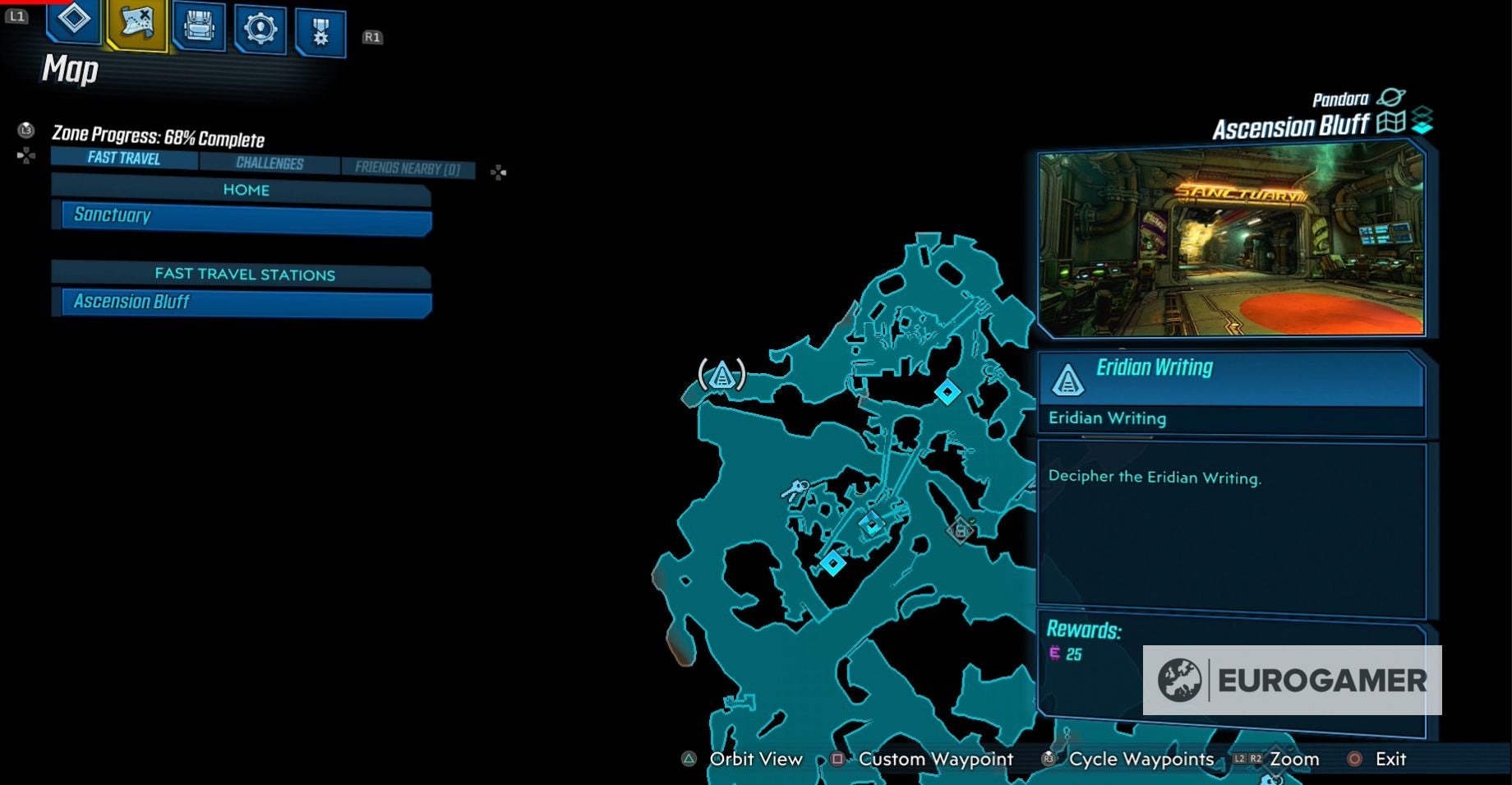 Borderlands 3 Eridian Writing locations explained